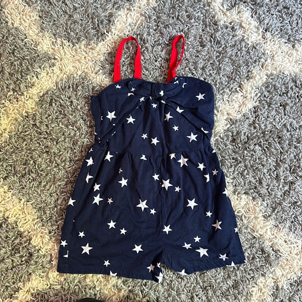 CARTER’S: RED,WHITE & BLUE ROMPER